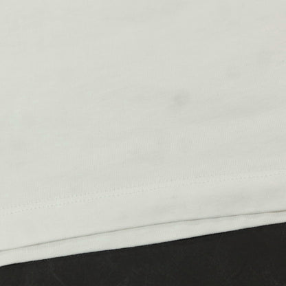 【中古】モンクレール MONCLER コットン クルーネック 長袖Ｔシャツ ホワイト【 S 】【 状態ランクC 】【 メンズ 】