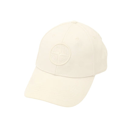 【中古】ストーンアイランド STONE ISLAND コットン ベースボールキャップ オフホワイト【 L 】【 状態ランクA 】【 メンズ 】