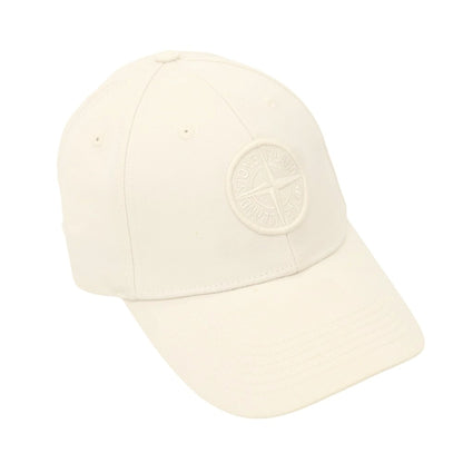 【中古】ストーンアイランド STONE ISLAND コットン ベースボールキャップ オフホワイト【 L 】【 状態ランクA 】【 メンズ 】