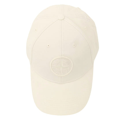 【中古】ストーンアイランド STONE ISLAND コットン ベースボールキャップ オフホワイト【 L 】【 状態ランクA 】【 メンズ 】