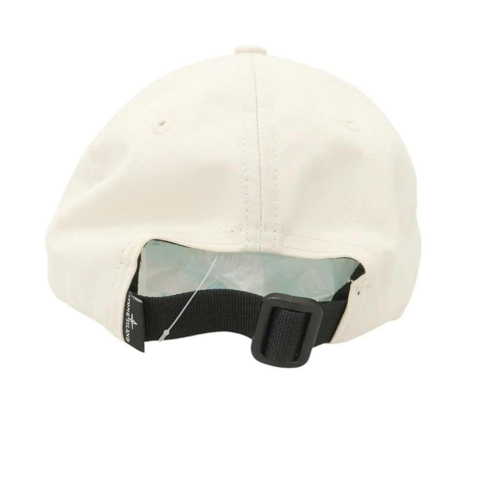 【中古】ストーンアイランド STONE ISLAND コットン ベースボールキャップ オフホワイト【 L 】【 状態ランクA 】【 メンズ 】