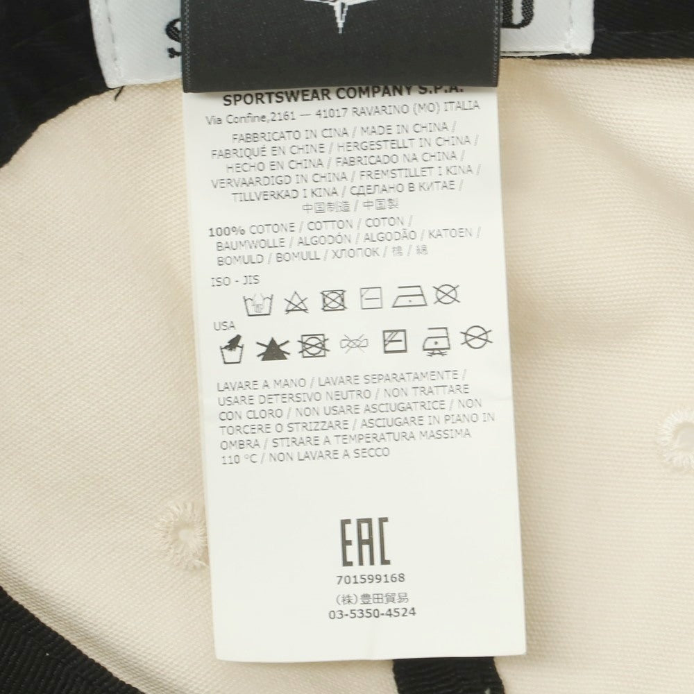 【中古】ストーンアイランド STONE ISLAND コットン ベースボールキャップ オフホワイト【 L 】【 状態ランクA 】【 メンズ 】