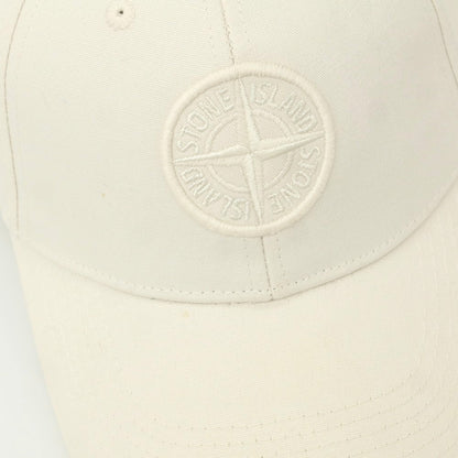 【中古】ストーンアイランド STONE ISLAND コットン ベースボールキャップ オフホワイト【 L 】【 状態ランクA 】【 メンズ 】