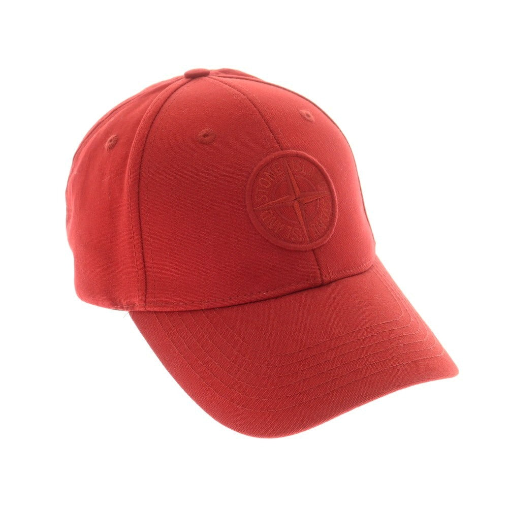 【中古】ストーンアイランド STONE ISLAND コットン ベースボールキャップ レッド【 L 】【 状態ランクA 】【 メンズ 】