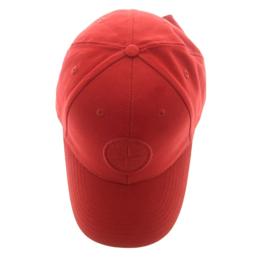 【中古】ストーンアイランド STONE ISLAND コットン ベースボールキャップ レッド【 L 】【 状態ランクA 】【 メンズ 】