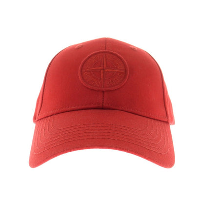 【中古】ストーンアイランド STONE ISLAND コットン ベースボールキャップ レッド【 L 】【 状態ランクA 】【 メンズ 】