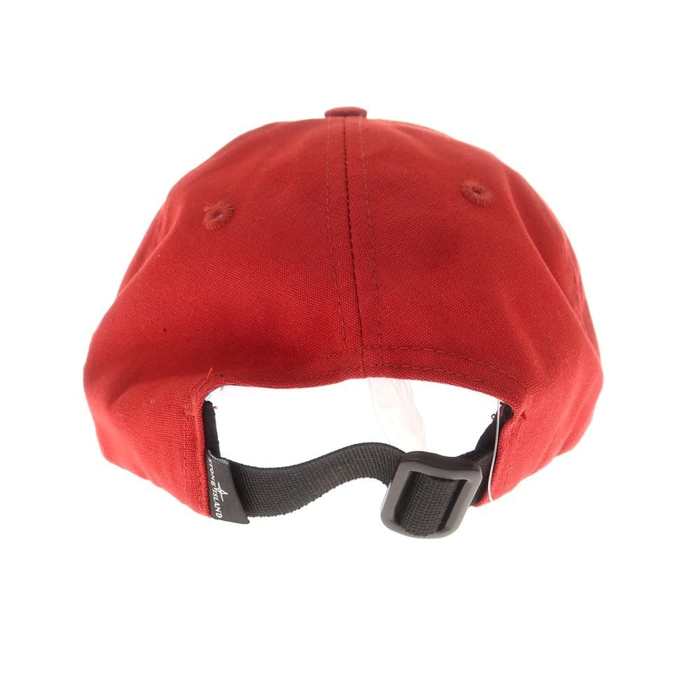 【中古】ストーンアイランド STONE ISLAND コットン ベースボールキャップ レッド【 L 】【 状態ランクA 】【 メンズ 】