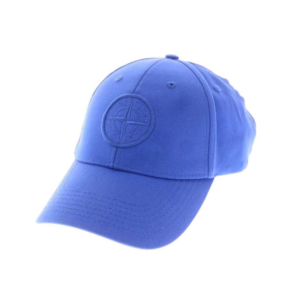 【中古】ストーンアイランド STONE ISLAND コットン ベースボールキャップ ブルー【 L 】【 状態ランクA 】【 メンズ 】