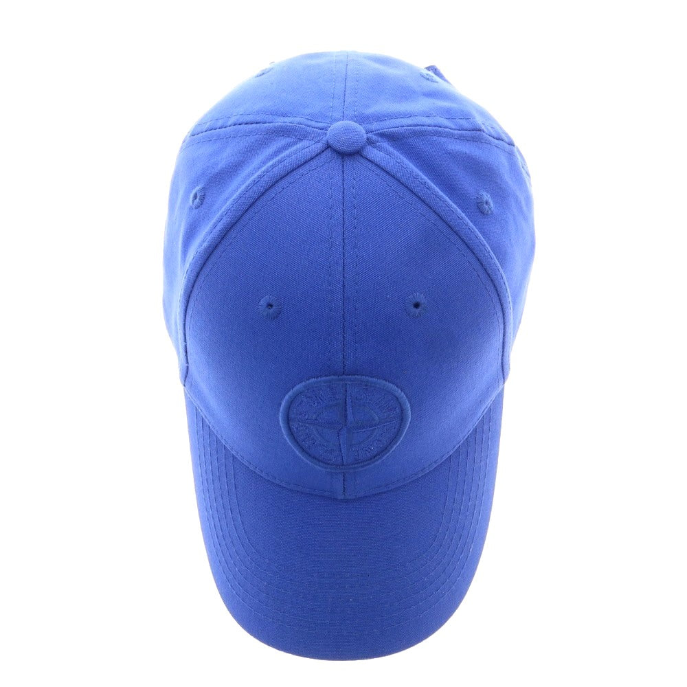 【中古】ストーンアイランド STONE ISLAND コットン ベースボールキャップ ブルー【 L 】【 状態ランクA 】【 メンズ 】