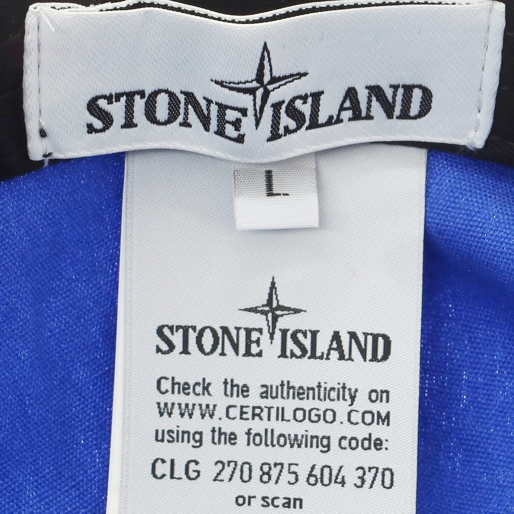 【中古】ストーンアイランド STONE ISLAND コットン ベースボールキャップ ブルー【 L 】【 状態ランクA 】【 メンズ 】