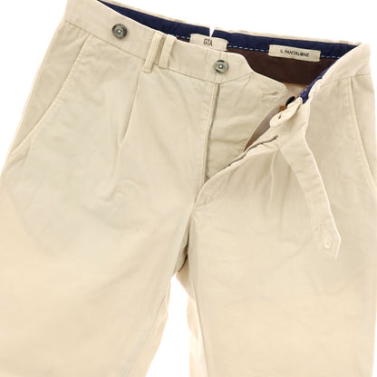 【中古】ジーティーアー G.T.A BYLON L ストレッチ コットン カジュアルスラックスパンツ ライトベージュ【サイズ44】【 状態ランクC 】【 メンズ 】