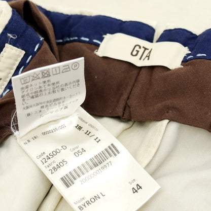 【中古】ジーティーアー G.T.A BYLON L ストレッチ コットン カジュアルスラックスパンツ ライトベージュ【サイズ44】【 状態ランクC 】【 メンズ 】