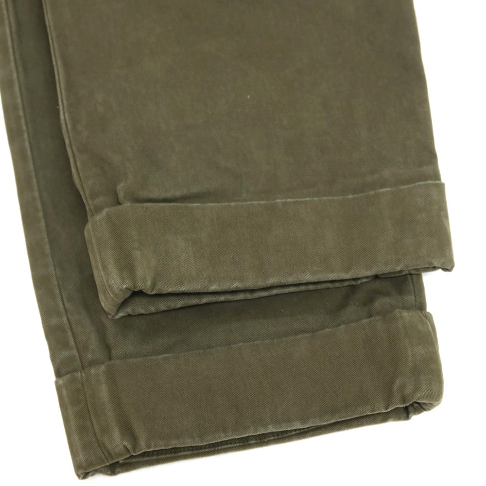 【中古】ジーティーアー G.T.A BYLON L ストレッチ コットン カジュアルスラックスパンツ オリーブ【サイズ44】【 状態ランクC 】【 メンズ 】