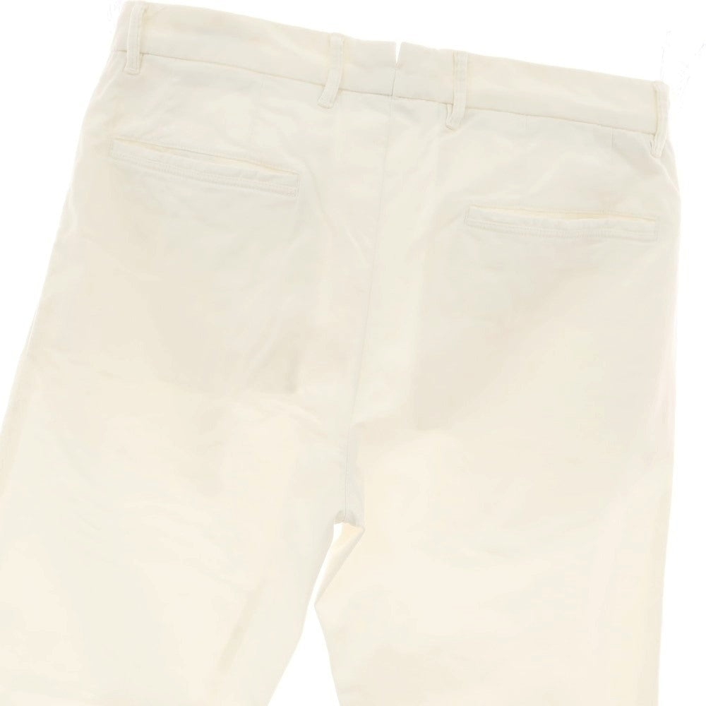 【中古】ジーティーアー G.T.A BYLON B LONG ストレッチ コットン カジュアルスラックスパンツ ホワイト【サイズ44】【 状態ランクB 】【 メンズ 】