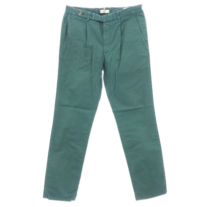 【中古】ジーティーアー G.T.A BYLON B LONG ストレッチ コットン カジュアルスラックスパンツ グリーン系【サイズ44】【 状態ランクC 】【 メンズ 】