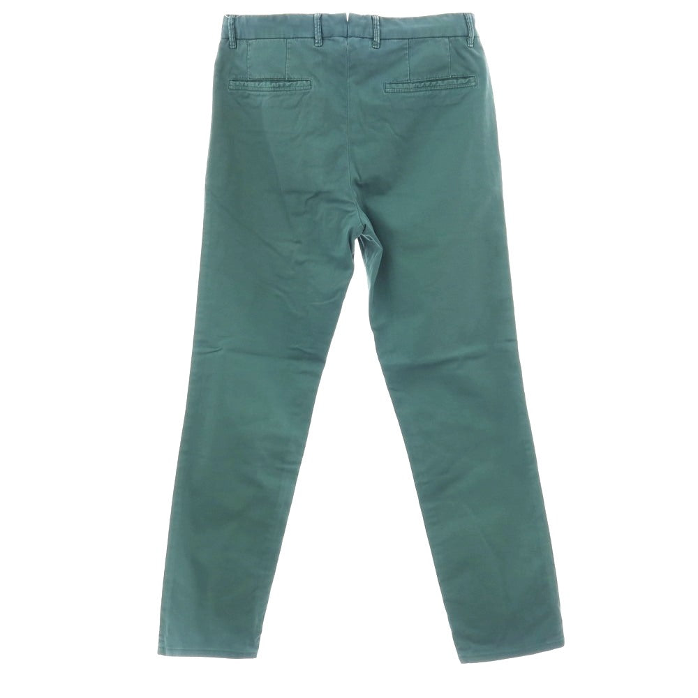 【中古】ジーティーアー G.T.A BYLON B LONG ストレッチ コットン カジュアルスラックスパンツ グリーン系【サイズ44】【 状態ランクC 】【 メンズ 】