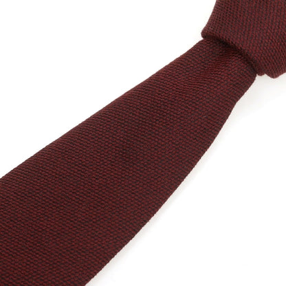 【中古】マイケル J ドレイク Michael J. Drake シルク 無地ネクタイ ボルドー系【 状態ランクA 】【 メンズ 】