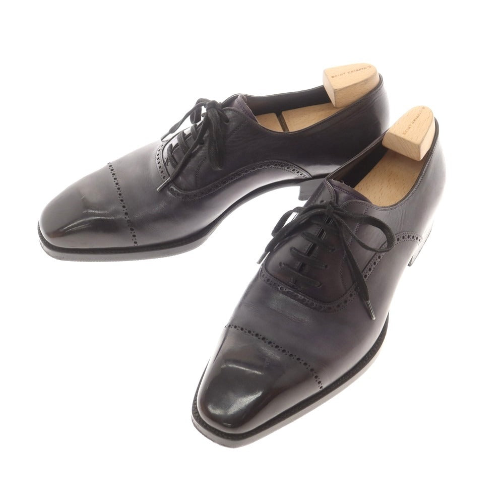 【中古】サンクリスピン SAINT CRISPINS ストレートチップ ドレスシューズ チャコールグレー系【 7 1/2 Ｆ 】【 状態ランクB 】【 メンズ 】