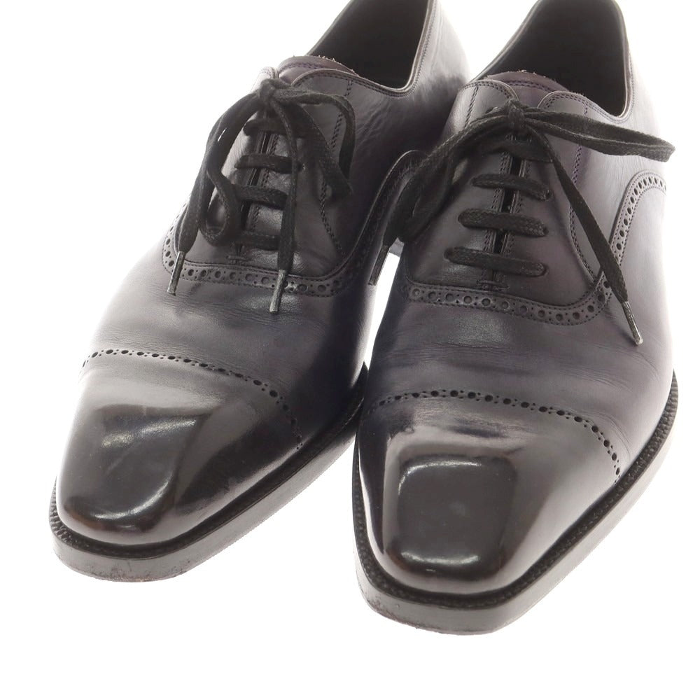 【中古】サンクリスピン SAINT CRISPINS ストレートチップ ドレスシューズ チャコールグレー系【 7 1/2 Ｆ 】【 状態ランクB 】【 メンズ 】