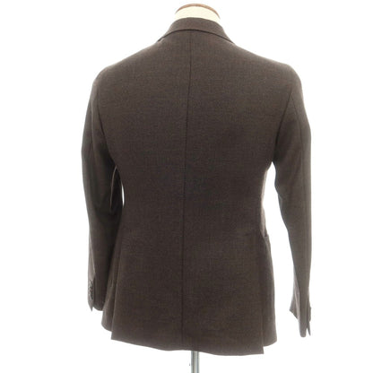 【中古】タリアトーレ TAGLIATORE ウールカシミヤ 2B テーラードジャケット ブラウン【 46 】【 状態ランクB 】【 メンズ 】