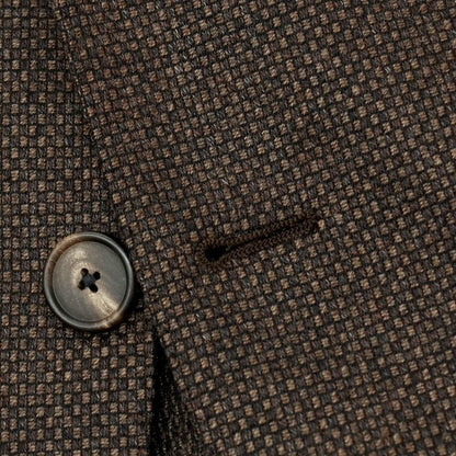 【中古】タリアトーレ TAGLIATORE ウールカシミヤ 2B テーラードジャケット ブラウン【 46 】【 状態ランクB 】【 メンズ 】