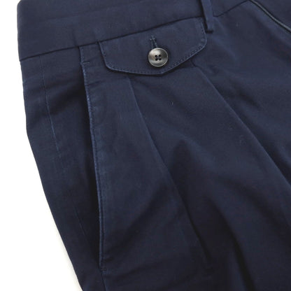 【中古】ラルディーニ LARDINI ストレッチ コットン カジュアルスラックスパンツ ネイビー【サイズ46】【 状態ランクB 】【 メンズ 】