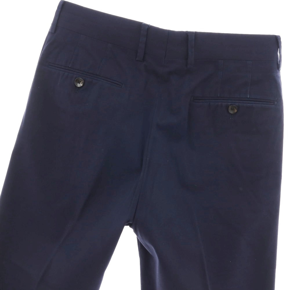 【中古】ラルディーニ LARDINI ストレッチ コットン カジュアルスラックスパンツ ネイビー【 46 】【 状態ランクB 】【 メンズ 】 []