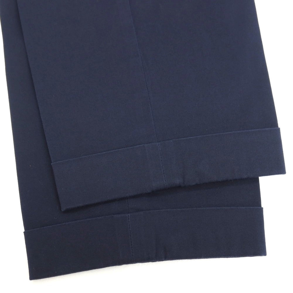 【中古】ラルディーニ LARDINI ストレッチ コットン カジュアルスラックスパンツ ネイビー【サイズ46】【 状態ランクB 】【 メンズ 】