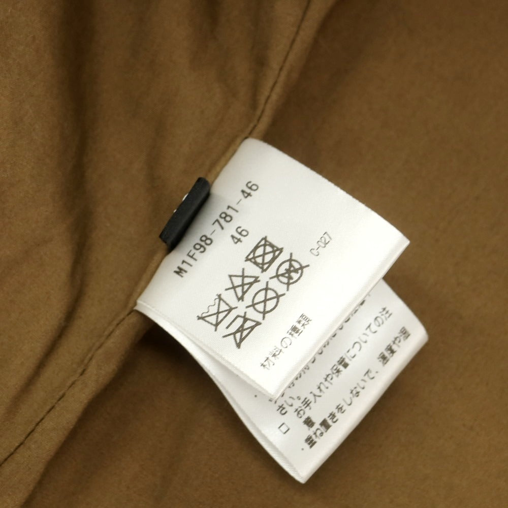 【中古】エポカウォモ EPOCA UOMO ラムレザー シャツジャケット アッシュブラウン【 46 】【 状態ランクC 】【 メンズ 】