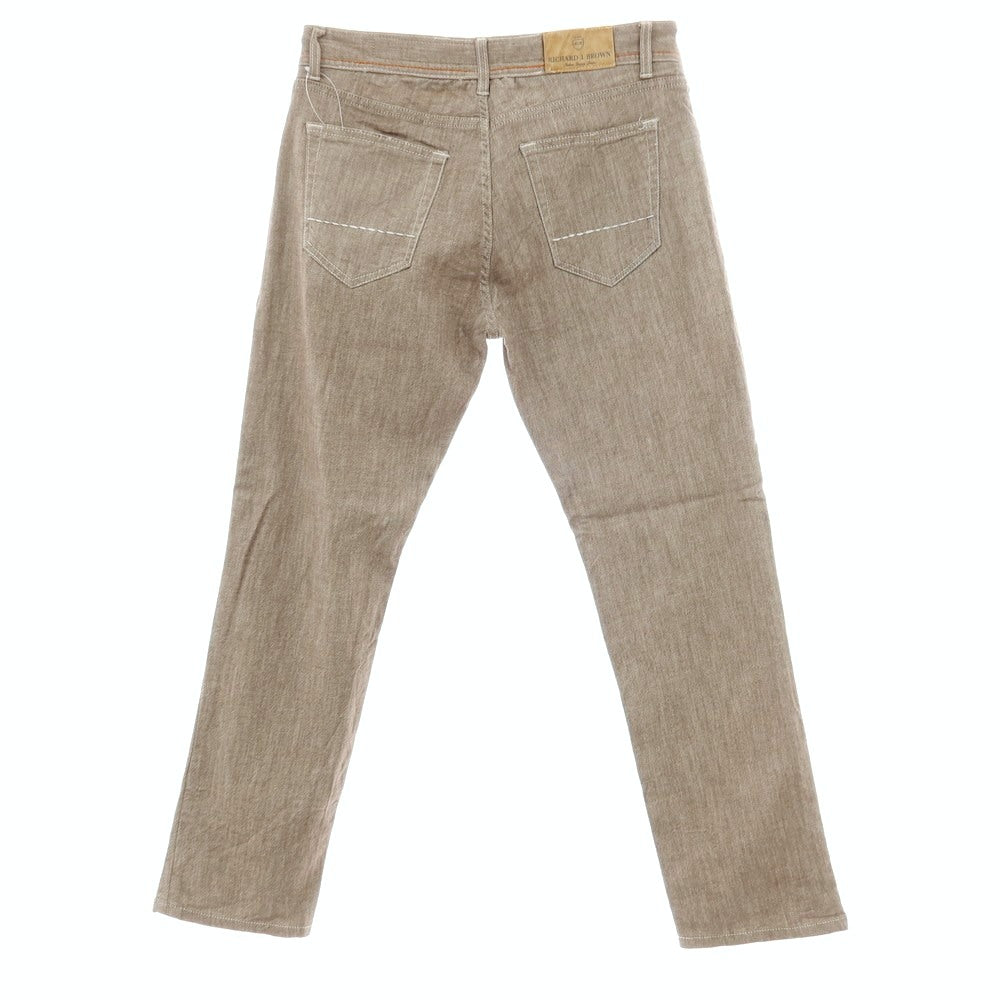 【中古】リチャード ジェイ ブラウン RICHARD J BROWN Tokyo ストレッチ コットン デニムパンツ アッシュブラウン【サイズ29】【 状態ランクB 】【 メンズ 】