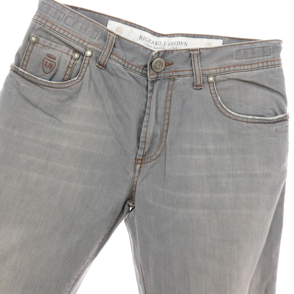 【中古】リチャード ジェイ ブラウン RICHARD J BROWN Tokyo ストレッチ コットン デニムパンツ グレー【サイズ29】【 状態ランクB 】【 メンズ 】