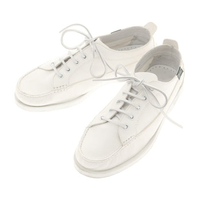 【中古】パラブーツ Paraboot レザー デッキシューズ ホワイト【 6 1/2 】【 状態ランクB 】【 メンズ 】