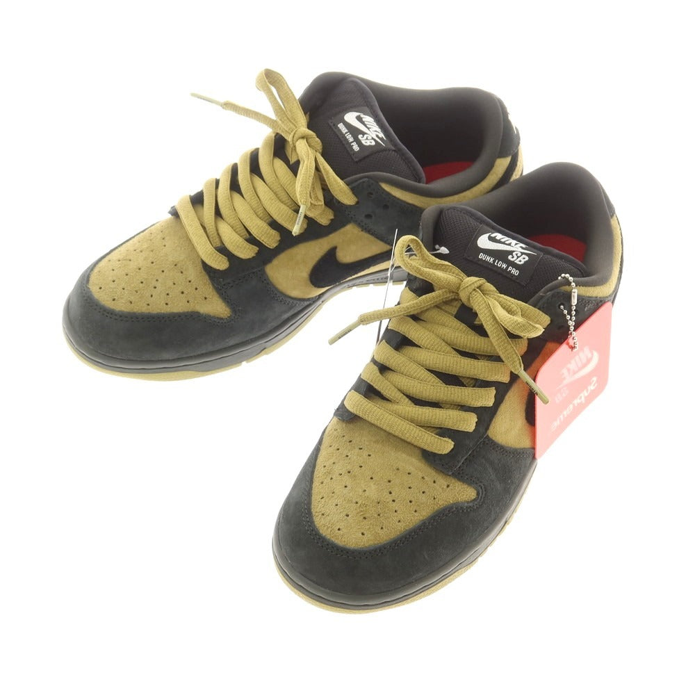 【中古】【未使用】シュプリーム Supreme × NIKE SB 2025年秋冬 Dunk Low アジア限定カラー スニーカー キャンパーグリーンxブラック【 26cm 】【 状態ランクS 】【 メンズ 】