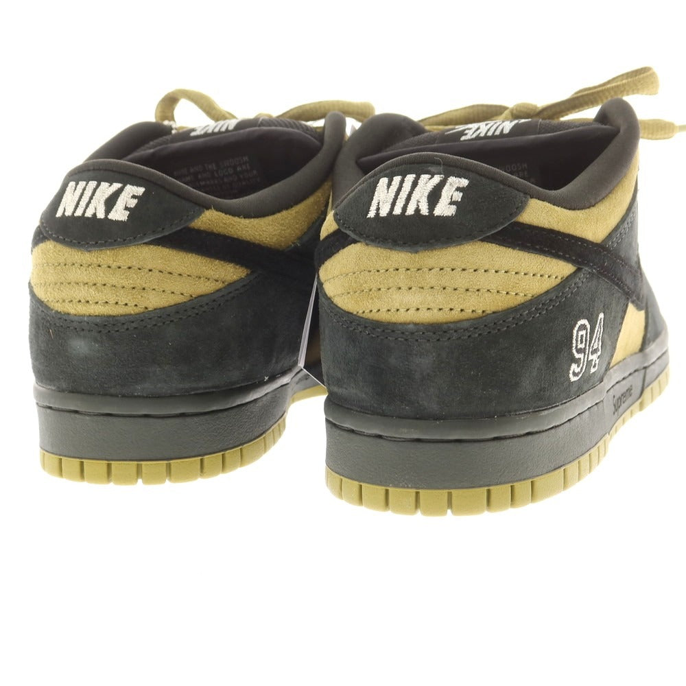 【中古】【未使用】シュプリーム Supreme × NIKE SB 2025年秋冬 Dunk Low アジア限定カラー スニーカー キャンパーグリーンxブラック【 26cm 】【 状態ランクS 】【 メンズ 】