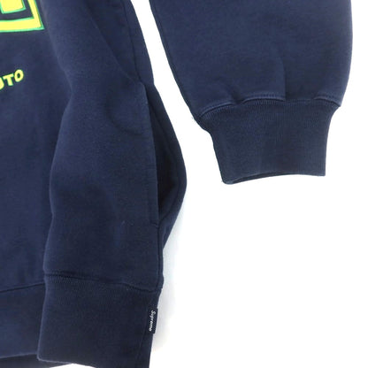 【中古】シュプリーム Supreme 2025年秋冬 Crest Applique Half Zip Pullover スウェット ネイビー【 M 】【 状態ランクC 】【 メンズ 】