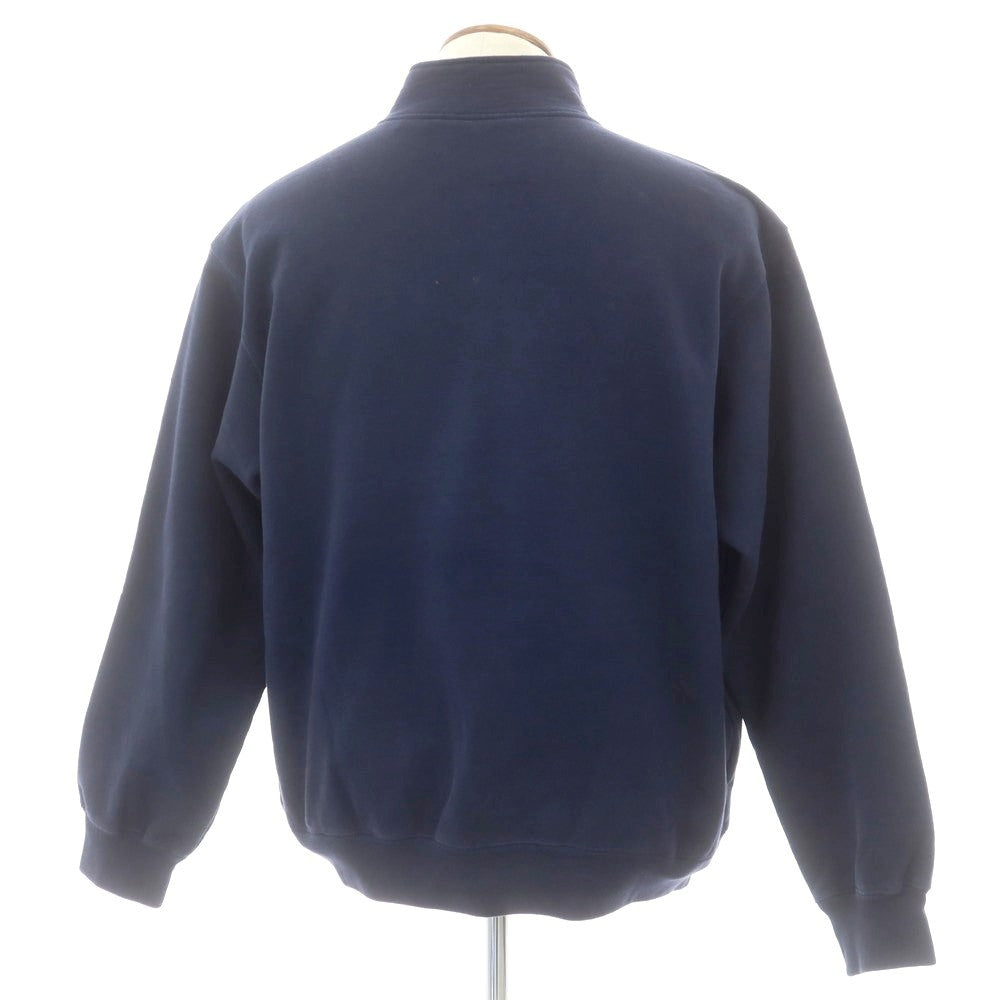 【中古】シュプリーム Supreme 2025年秋冬 Crest Applique Half Zip Pullover スウェット ネイビー【 M 】【 状態ランクC 】【 メンズ 】