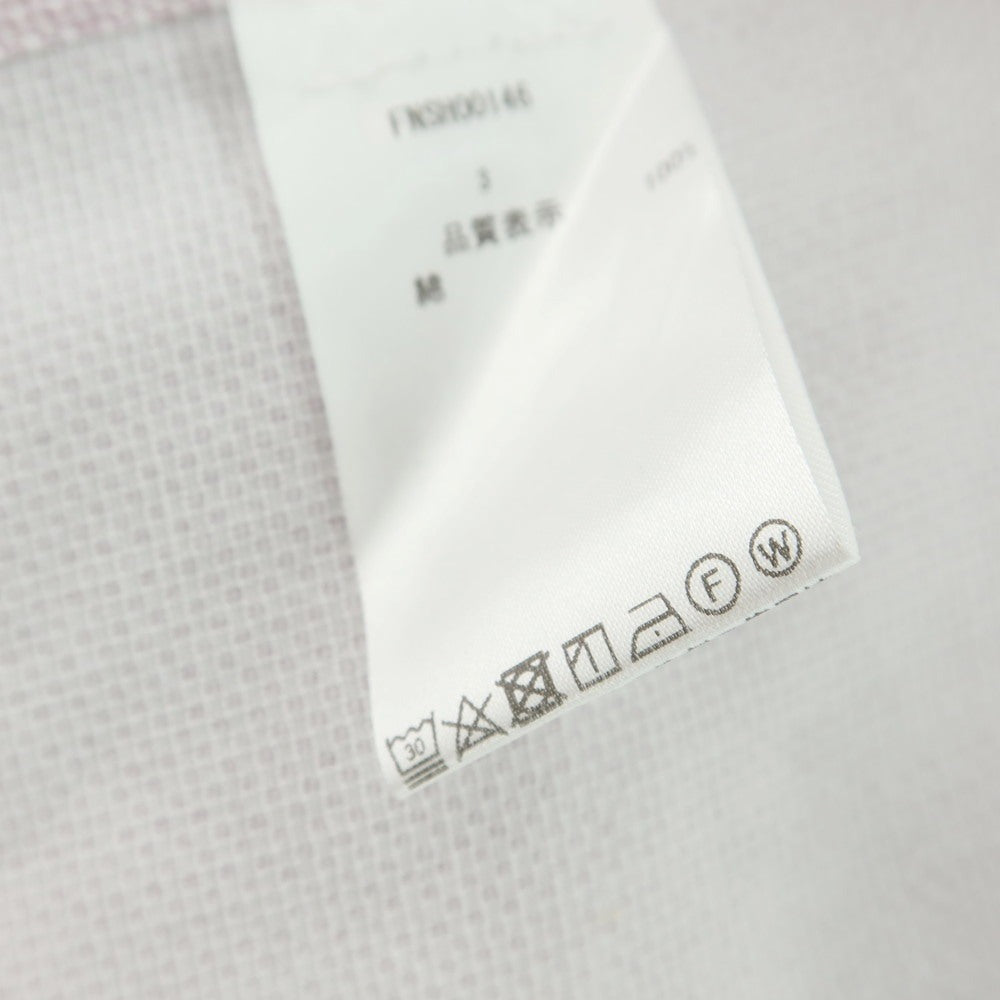 【中古】フィナモレ Finamore コットン ホリゾンタルカラー ドレスシャツ パープルxホワイト【 38 】【 状態ランクB 】【 メンズ 】