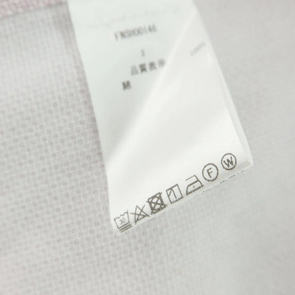 【中古】フィナモレ Finamore コットン ホリゾンタルカラー ドレスシャツ パープルxホワイト【 38 】【 状態ランクB 】【 メンズ 】