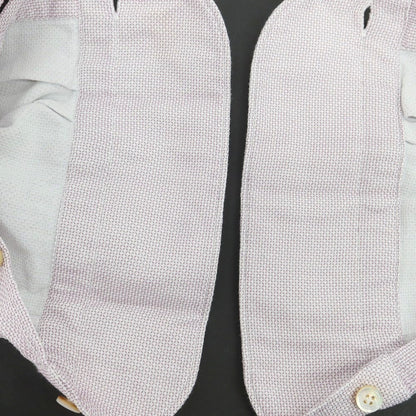 【中古】フィナモレ Finamore コットン ホリゾンタルカラー ドレスシャツ パープルxホワイト【 38 】【 状態ランクB 】【 メンズ 】