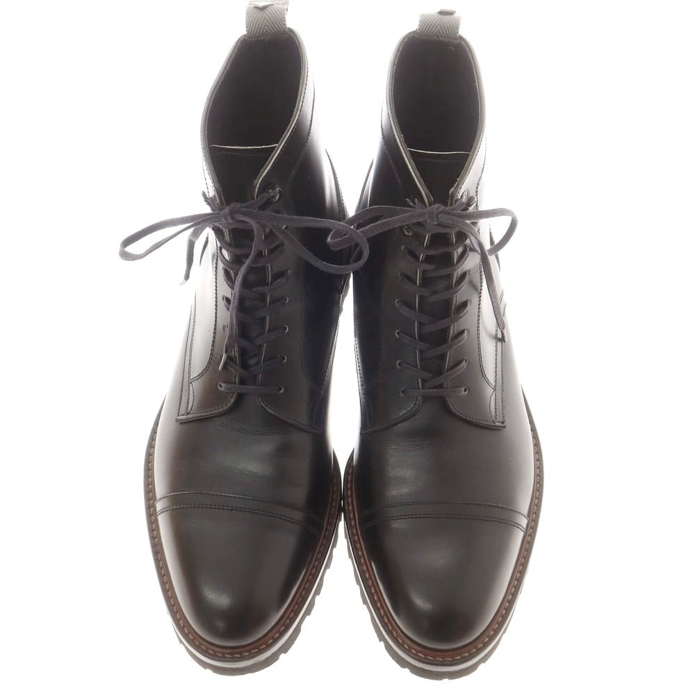 【中古】ダブルエイチ WH ストレートチップ レースアップブーツ ブラック【 6.5 】【 状態ランクA 】【 メンズ 】