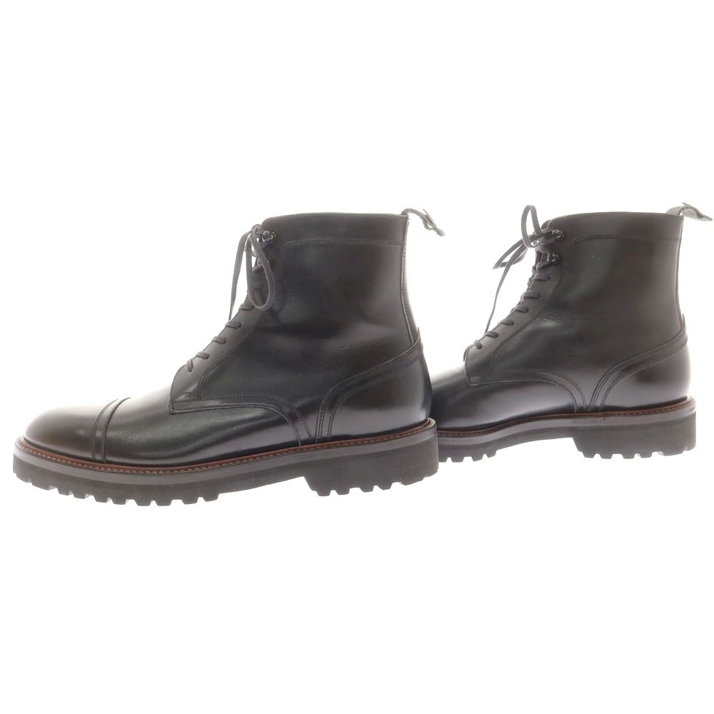 【中古】ダブルエイチ WH ストレートチップ レースアップブーツ ブラック【 6.5 】【 状態ランクA 】【 メンズ 】