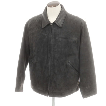 【中古】ベルスタンプウェア BELL STAMP WEAR 2025年春夏 ゴートスエード レザーブルゾン ブラック【 L 】【 状態ランクB 】【 メンズ 】