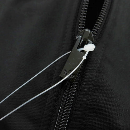 【中古】アディダス adidas ポリエステル スタンドカラー ジップアップ トラックジャケット ジャージ ブラックxホワイト【 XL（JPN） 】【 状態ランクB 】【 メンズ 】