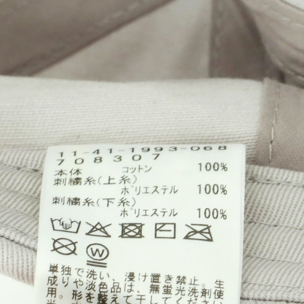 【中古】エスエスズィー SSZ コットン ベースボールキャップ ライトグレー【 状態ランクA 】【 メンズ 】