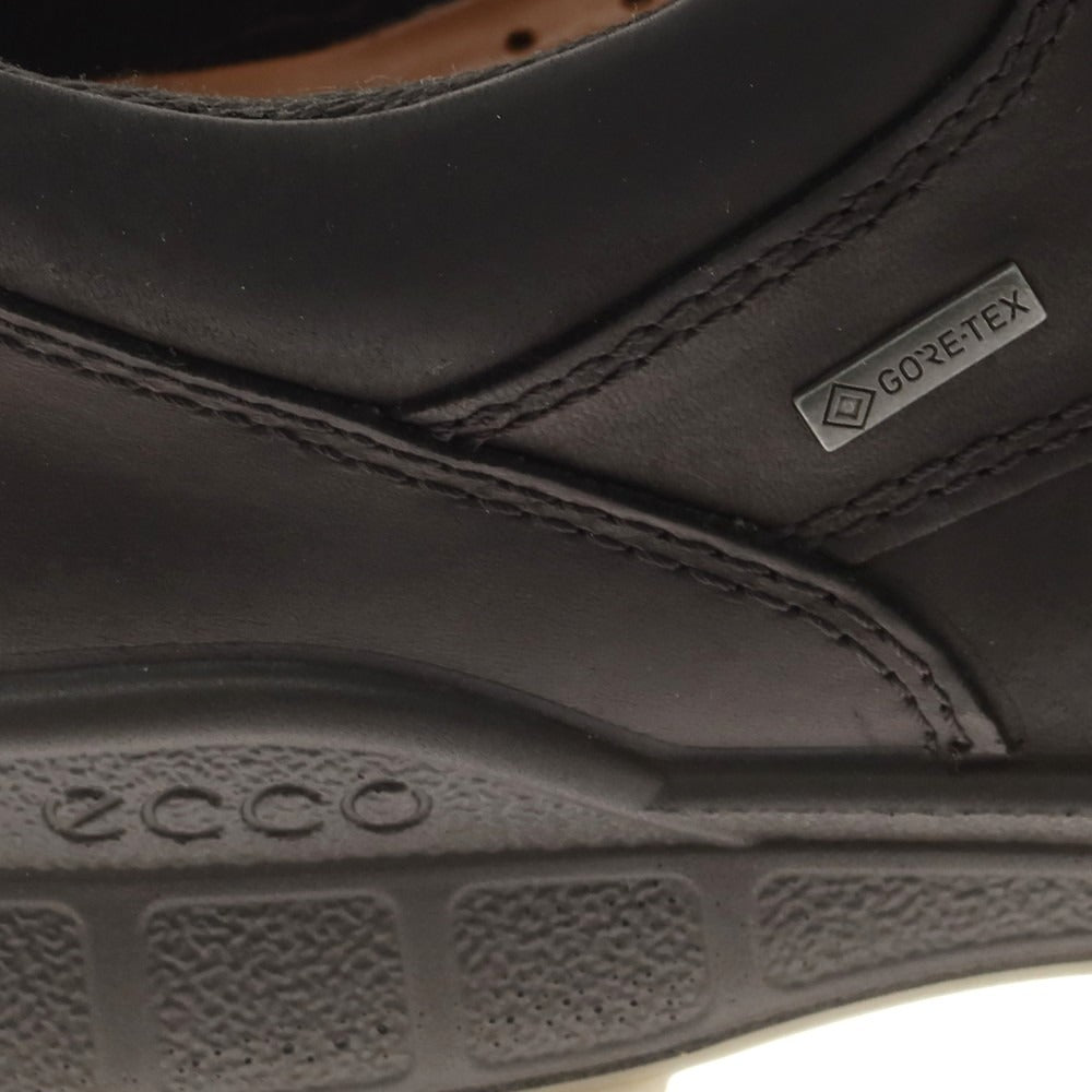 【中古】エコー ecco オイルレザー ゴアテックス レザーシューズ ブラック【 41 】【 状態ランクB 】【 メンズ 】