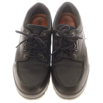 【中古】エコー ecco オイルレザー ゴアテックス レザーシューズ ブラック【 41 】【 状態ランクB 】【 メンズ 】