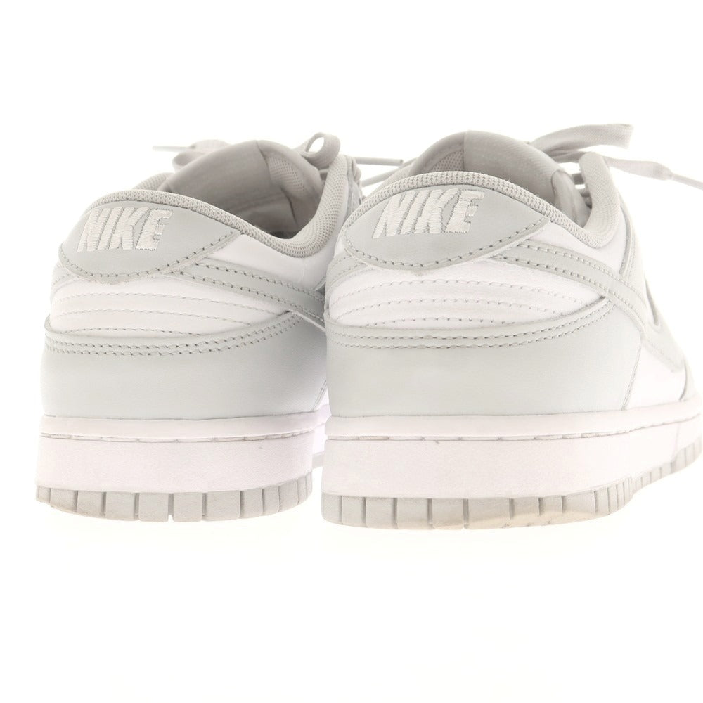 【中古】ナイキ NIKE Dunk Low スニーカー ライトグレーxホワイト【 26.5cm 】【 状態ランクB 】【 メンズ 】