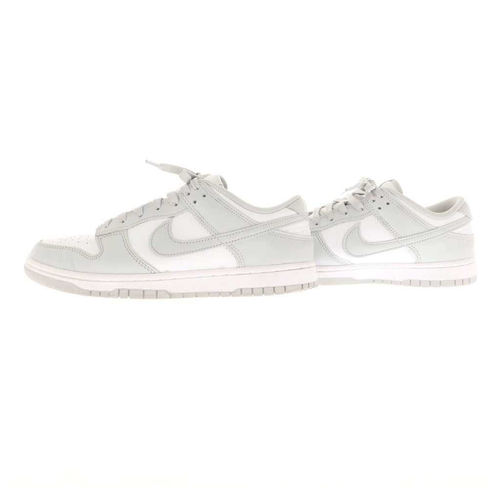 【中古】ナイキ NIKE Dunk Low スニーカー ライトグレーxホワイト【 26.5cm 】【 状態ランクB 】【 メンズ 】