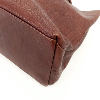 【中古】ファロルニ FALORNI レザー トートバッグ レッドブラウン【 状態ランクC 】【 メンズ 】