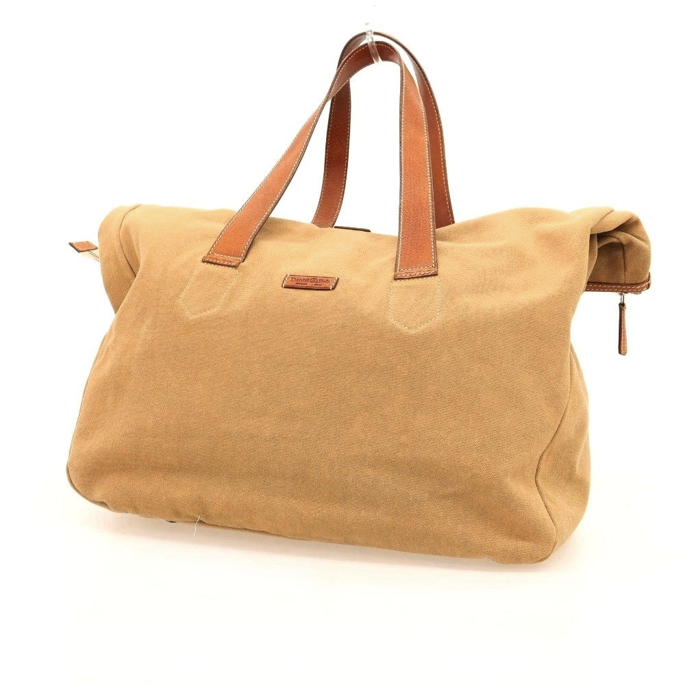 【中古】ダニエルアンドボブ Daniel &amp; Bob キャンバス トートバッグ ライトブラウン【 状態ランクC 】【 メンズ 】